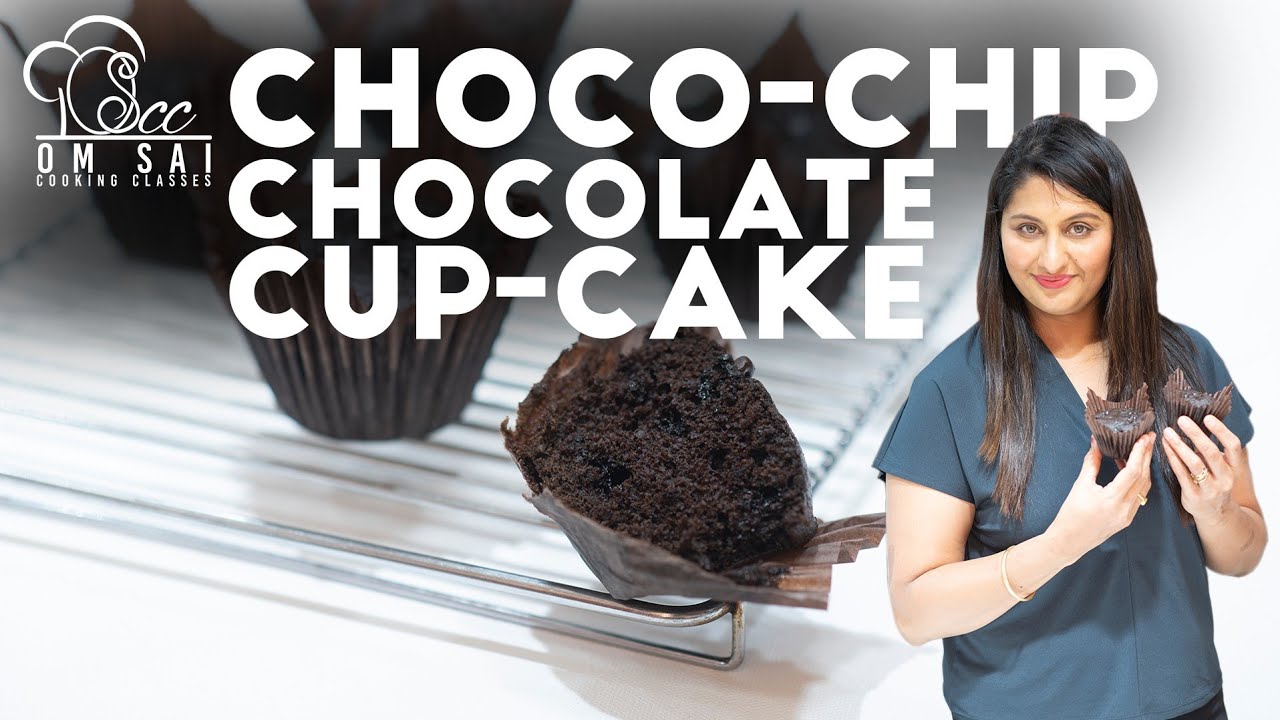 Choco chip chocolate cupcake # online classes call☎️9325294757 # om sai cooking#  chocolate cupcake