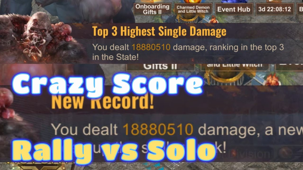 Ghost Rally State of Survival : Annihilations Awaits Rally VS solo hits - YouTube