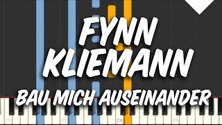 Bau mich auseinander - Fynn Kliemann Piano Tutorial