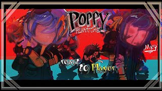 ||Poppy Playtime react to Player||°Eng⁞Tur°||