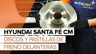 Cómo cambiar Kit de pastillas de freno HYUNDAI SANTA FÉ II (CM) - vídeo guía