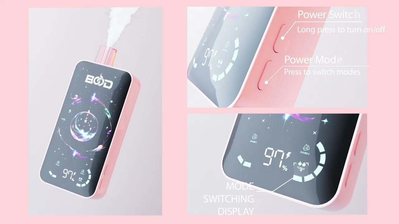 🔥 46,000 Puffs?! Meet the BOOD Twins Dual-Flavor Vape!