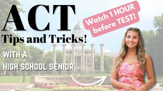 STRATEGY Based ACT Tips and Tricks!
