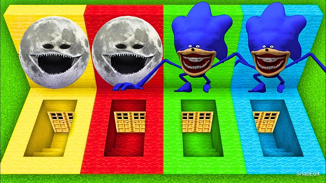 I FOUND LUNAR MOON HORROR SECRET TUNNELS 😱 IN MINECRAFT | MINECRAFT HORROR |