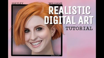 Tutorial: Realistic Digital Art - Hayley Williams // Sketchbook Pro