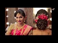 South Indian Bride Reception Hairstyle