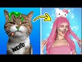 Poor wednesday nerd became hello kitty gothic chic vs kawaii sweeta pink vs black makeover gadgets