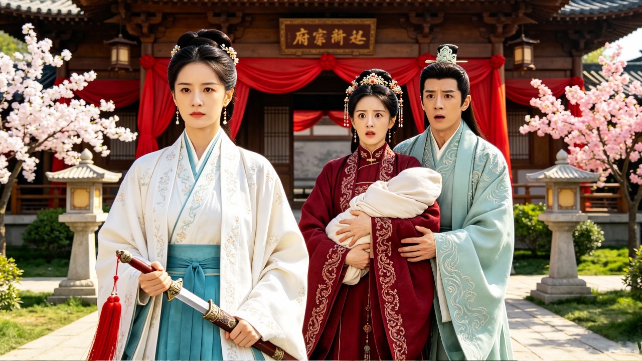 十年付出餵了狗，丈夫養外室生廬子還想兩妻並立，她一桿長槍砸碎婚書果斷和離，滿京城等著看她落魄笑話，誰知次日寧王攜聖旨聘禮高調登門娶，渣男瘋了求的跪求複合！#中國電視劇 #爽文 #追妻火葬場