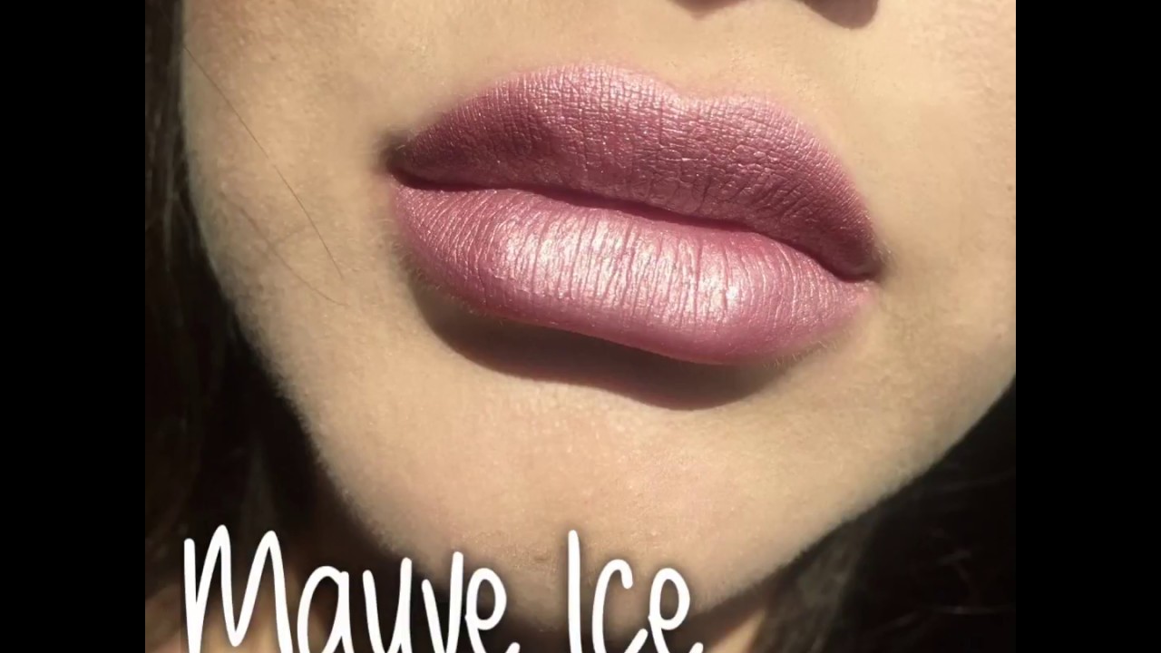 Mauve Ice LipSense Closer Look YouTube