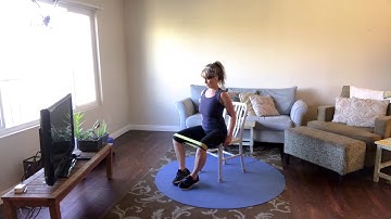 Mini-Band Seated Clamshell Exercise