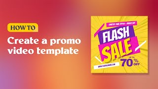 How to Customize a Promo Video Template in PosterMyWall