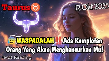 Taurus♉ WASPADALAH‼️Ada Komplotan Orang Yang Akan Menghancurkan Mu Oktober 2025 - Mata Zodiak