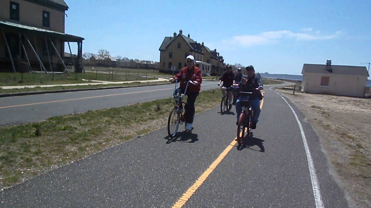 riding sandy hook new jersey with the jersey devils bike club YouTube