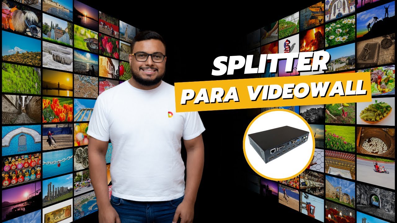 Como criar um Video Wall com o Splitter HDVW14