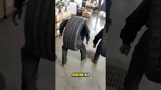 Bro really thought he was the Michelin Man until gravity hit. 🐢🥴 #workplacehumor #bluecollarcomedy