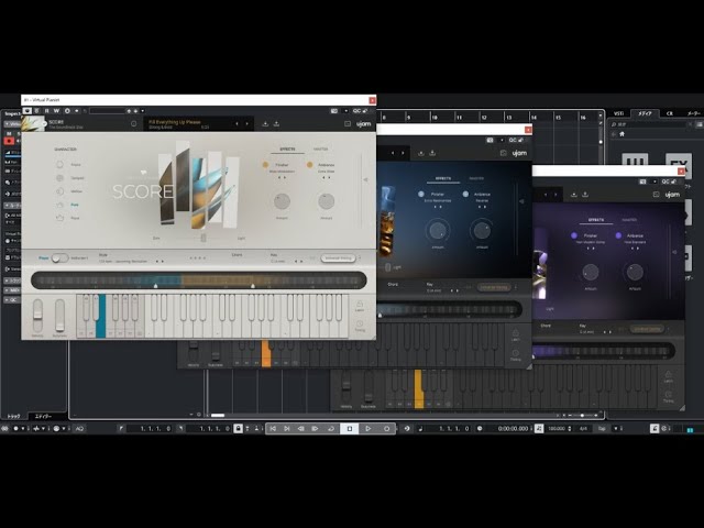DTM情報】Vrtual Pianist「SCORE」「RELIC」「VOGUE」比較と紹介