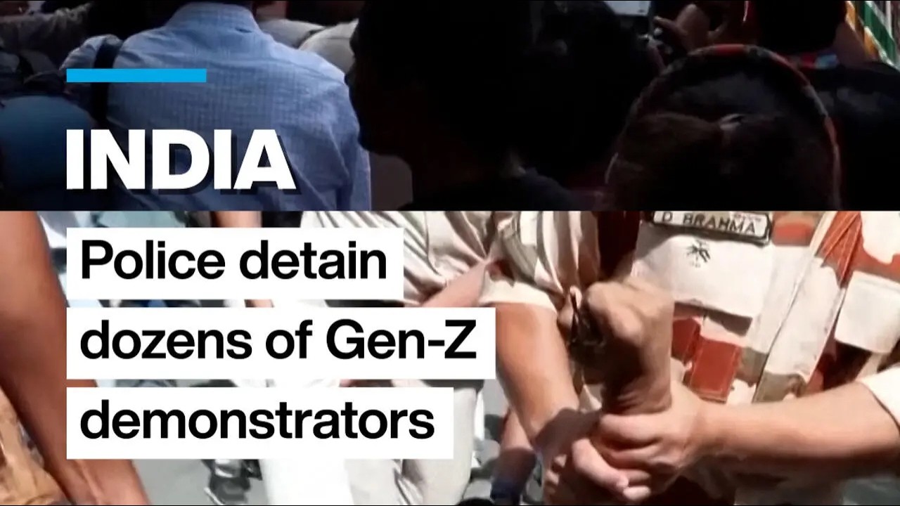 Indian police detain demonstrators as protests over voter roll revision intensify • FRANCE 24