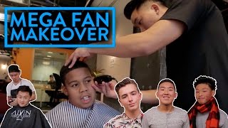 WE GIVE 10 FANS A MAKEOVER! | Fung Bros