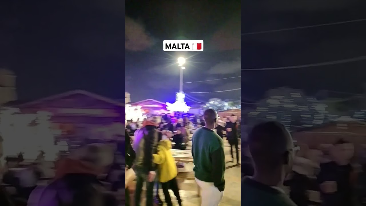 Night view VALLETA city of Malta 🇲🇹 