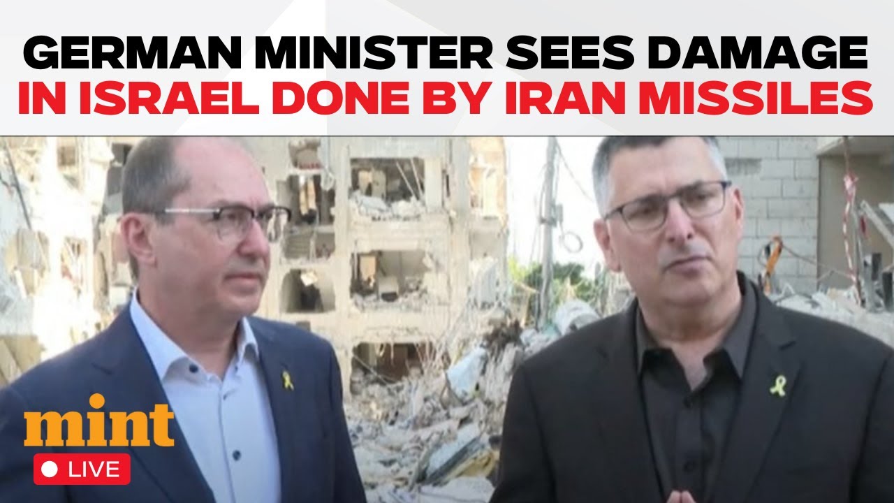 LIVE: German Minister Visits Israeli City Struck By Iran Missiles Amid Threats To Restart War| Trump