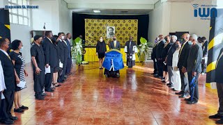 NDP pays tribute to Sir James at party HQ