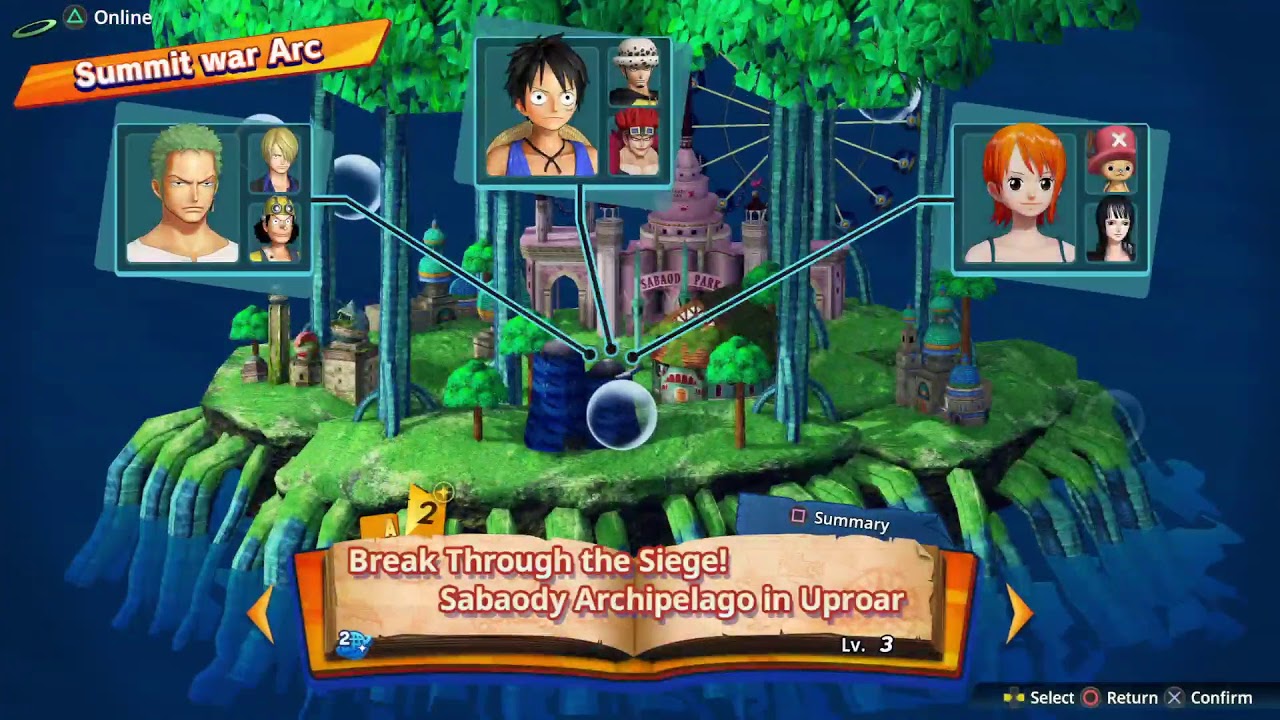 ONE PIECE: PIRATE WARRIORS 4! (Kaizoku Musou 4) Playthrough 2 - YouTube