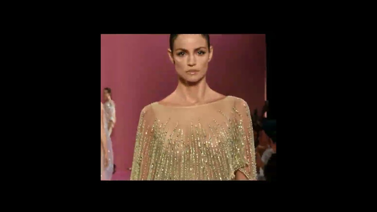 goddess of bird  georges hobeika haute couture fashion show