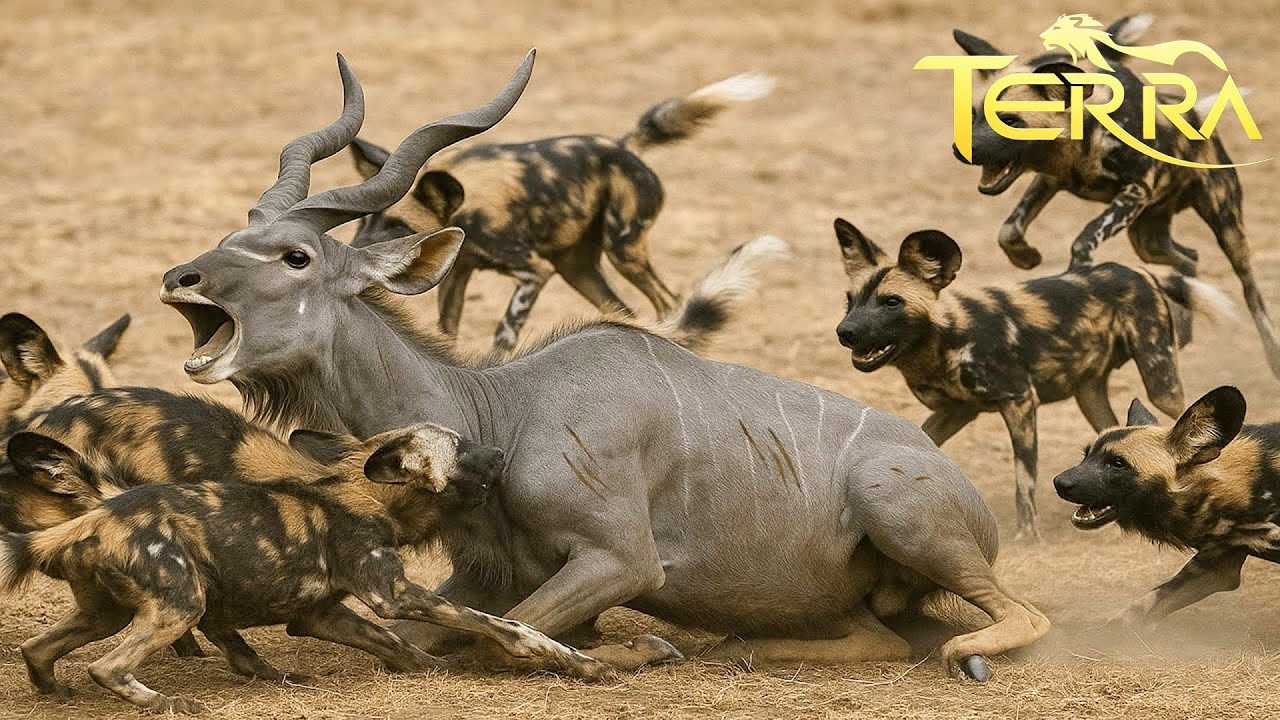 Perros Salvajes Africanos –El Arte de Cazar en Manada en el Mundo Salvaje