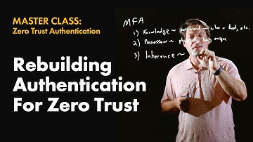 6. Rebuilding Authentication for Zero Trust - Zero Trust Authentication Master Class