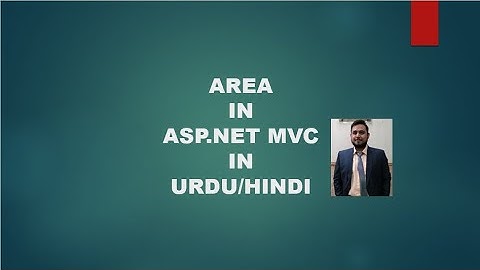Area in asp.net mvc in urdu/hindi