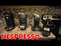 Overview and Demo of 4 Different Nespresso Coffee Machines - Breville - Delonghi - Virtuo - Inissia