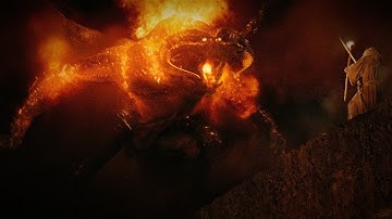 Gandalf ve Balrog Savaşı | Yüzüklerin Efendisi Yüzük Kardeşliği