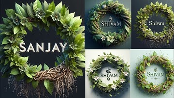 Viral Leaves Name Ai Photo Editing । How To Make Bing Image Creator । Bing Image Creator