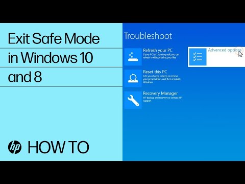 Exit Safe Mode in Windows 10 and 8 | HP Computers | HP Support
