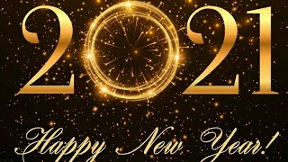 Happy New Year video with fireworks  (Creative)