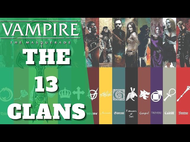 Vampire: The Masquerade V5 Clans - Vampire: The Masquerade