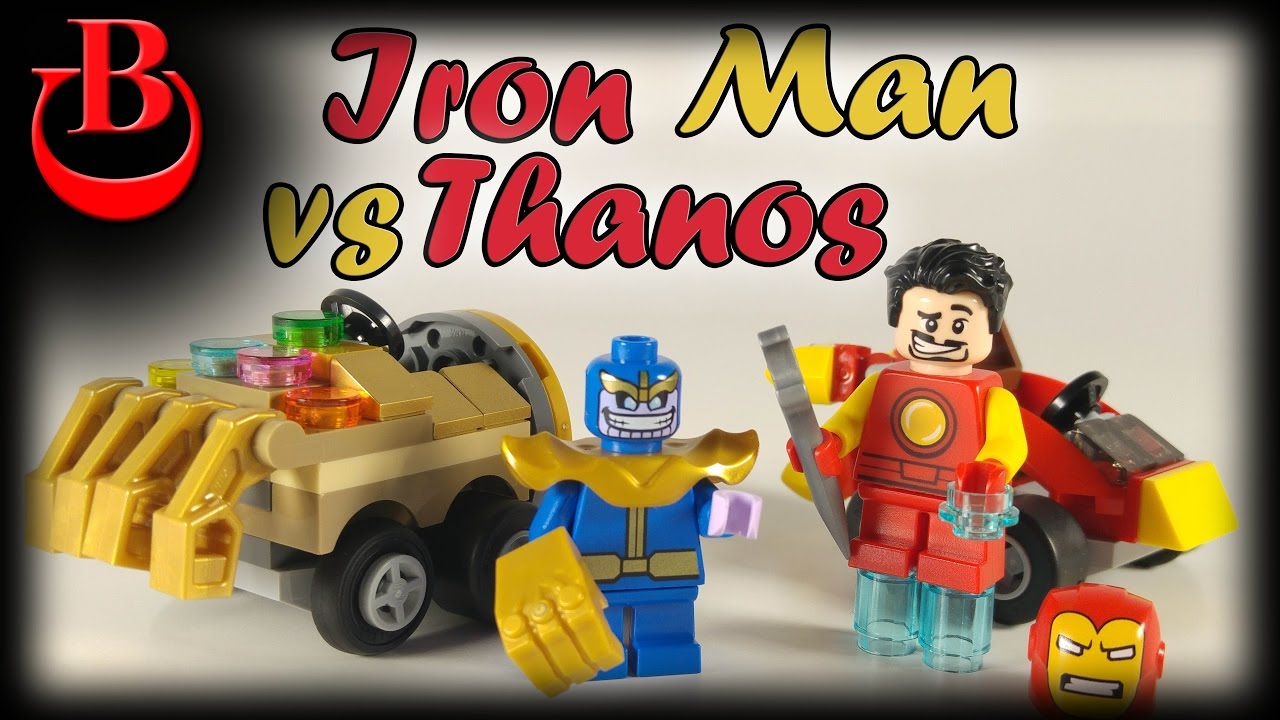 Lego Iron Man vs Thanos Mighty Micros 76072 Stop Motion Build Review ...