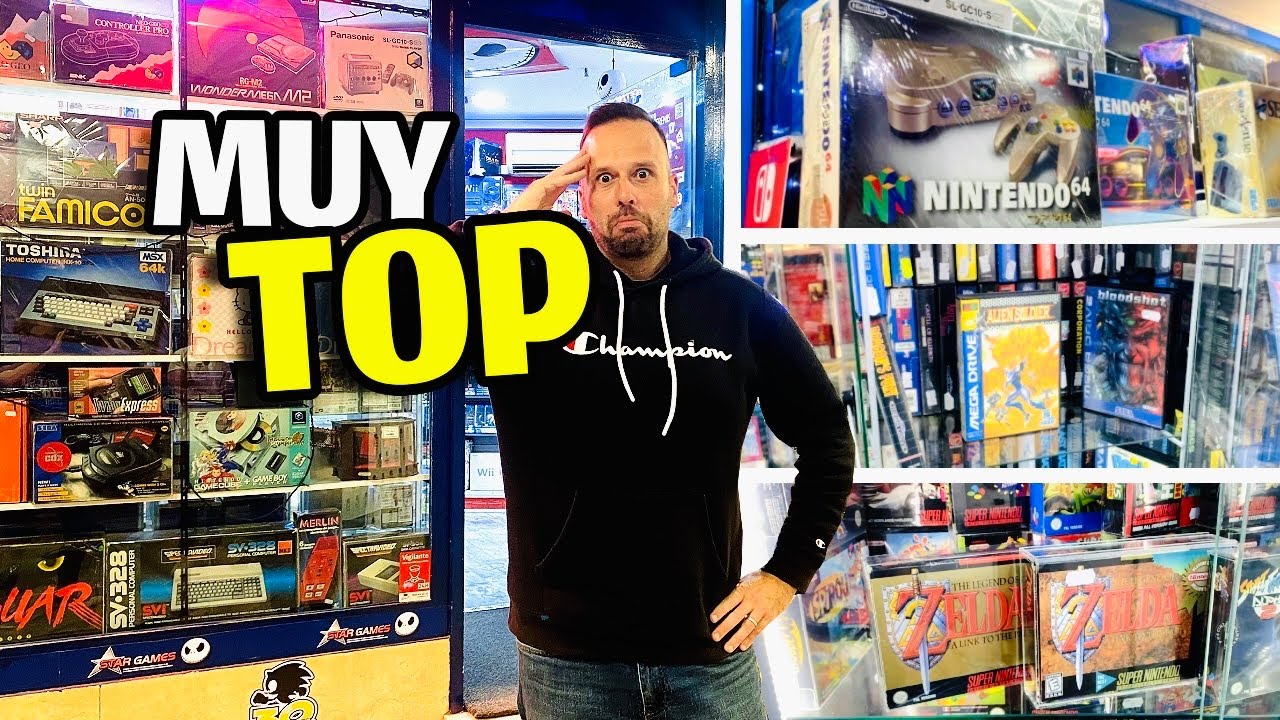 NO vas a CREER lo que tiene esta tienda de VIDEOJUEGOS RETRO | Stargames