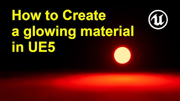 How to Create a glowing material in Unreal Engine 5