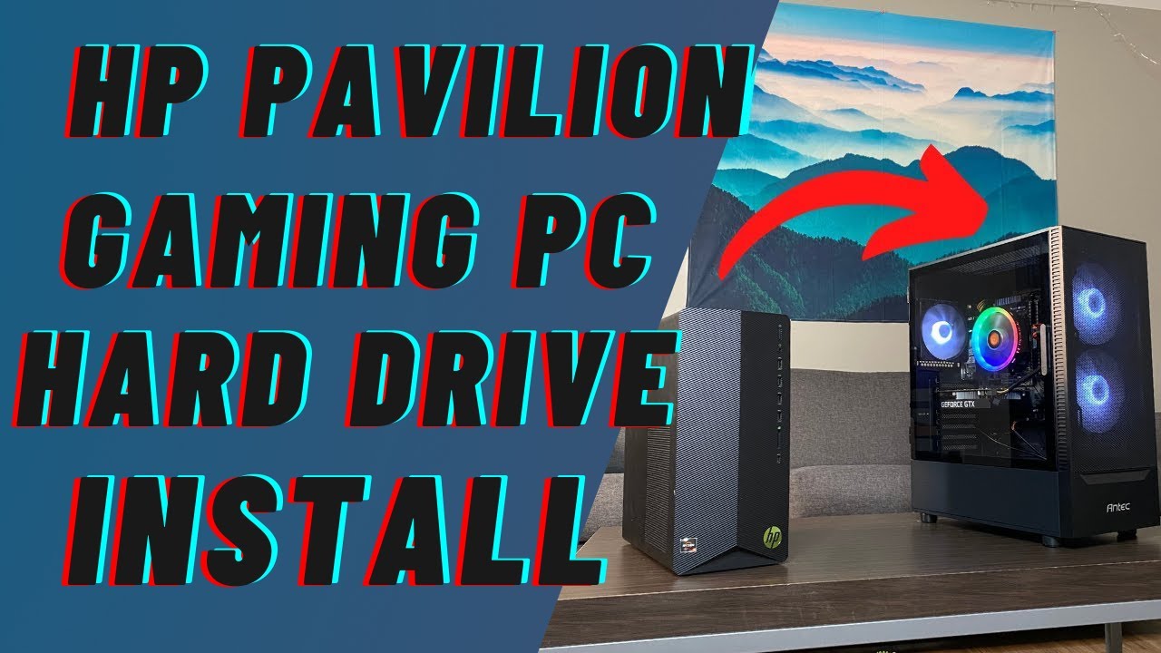 HP Pavilion Gaming PC Hard Drive Install TG01-0023W