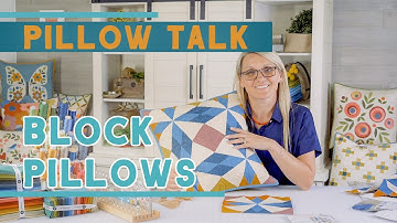 Pillow Talk book by Edyta Sitar - Basic Block Pillows from Laundry Basket Quilts - Fat Quarter Shop