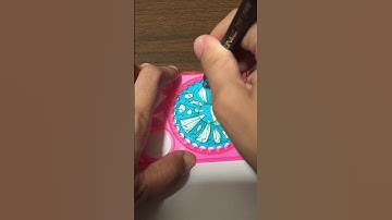 Oddly satisfying video with simple spirograph design #shorts #trending #satisfying #asmr #relaxing