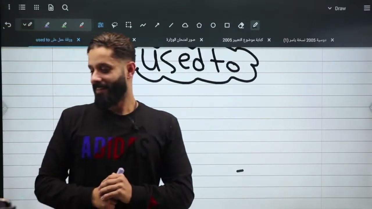 شرح قاعدة ال used to + حل اسئلة وزارة | توجيهي الاردن