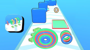 Hoop Stack Run 3D - All Levels Gameplay (iOS & Android) Part 17