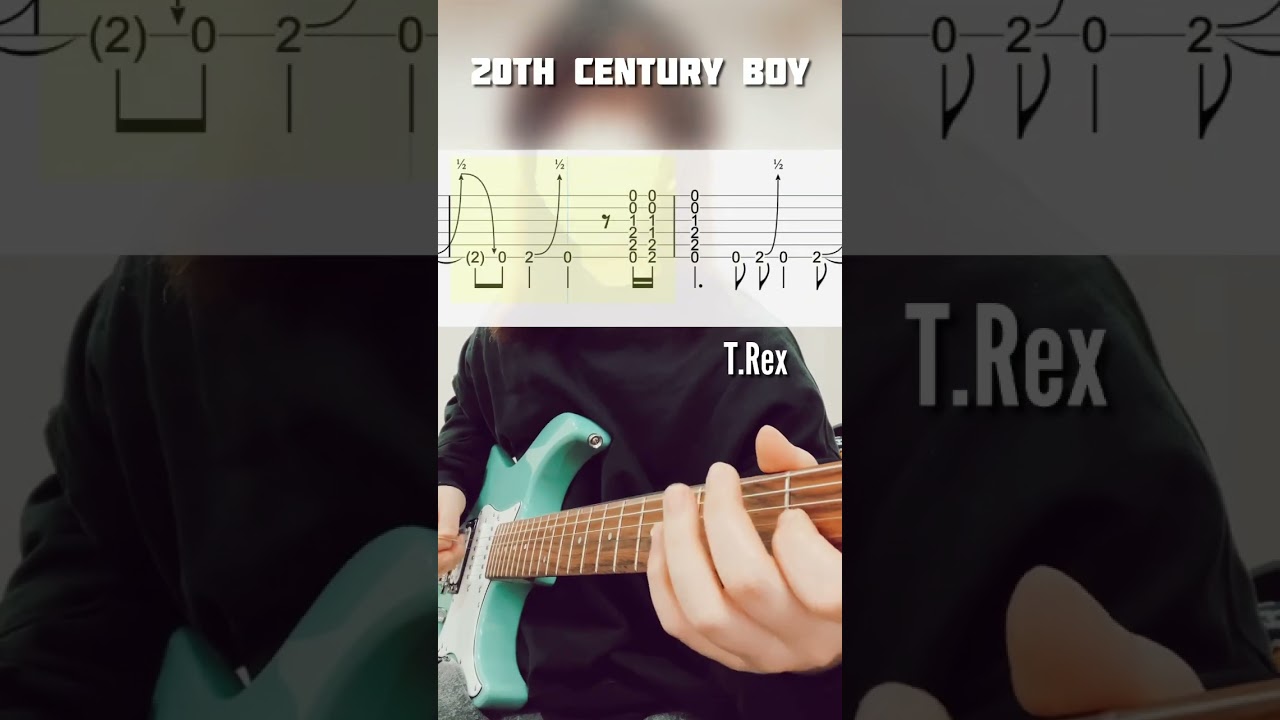 名曲リフ】20th Century Boy / T.rex #ギター #弾いてみた - YouTube