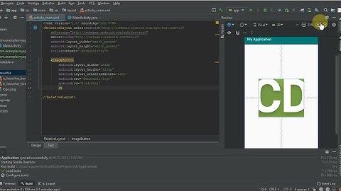 Image Button view in android studio