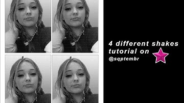 4 shakes tutorial @sqptembr