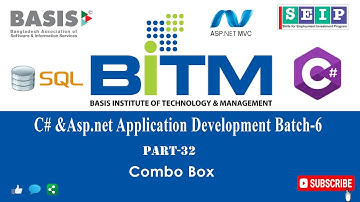 C# Bangla Tutorial  batch-6 part-32 Combo box part-2