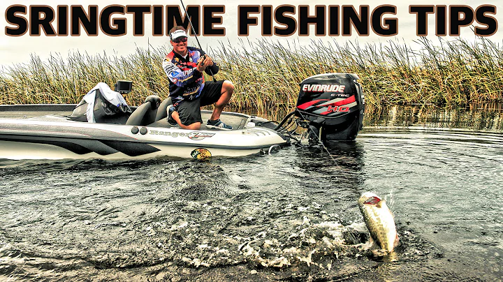 How to fish in the spring for BIG BASS. Instructional bass fishing tips