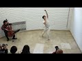 白鳥の湖をおどる 藍木二朗(ダンス) 北條立記(チェロ)